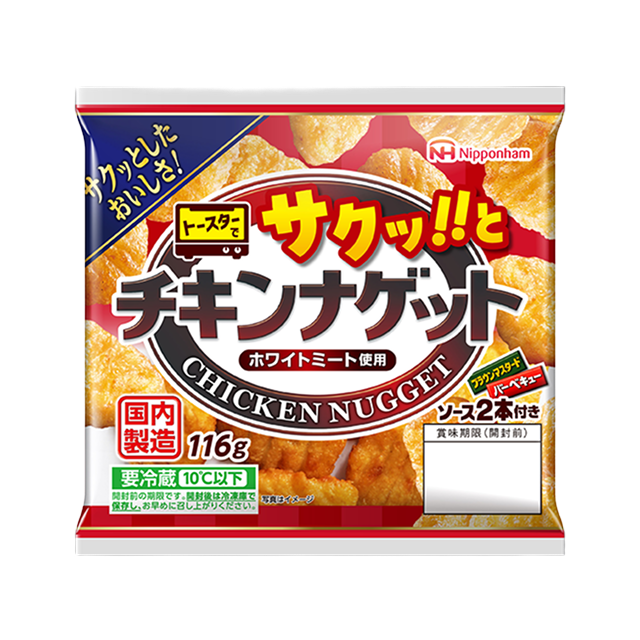 チキンナゲット&nbsp;ソース2本付き
